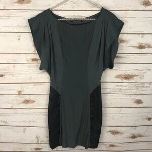 All‎ Saints Satin Black Werbovy LBD Dress - 2